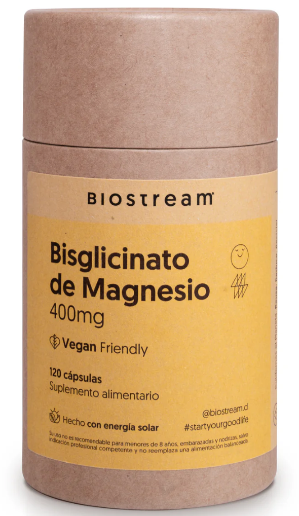 Bisglicinato de Magnesio | 400 mg | Vegano | 120 cápsulas