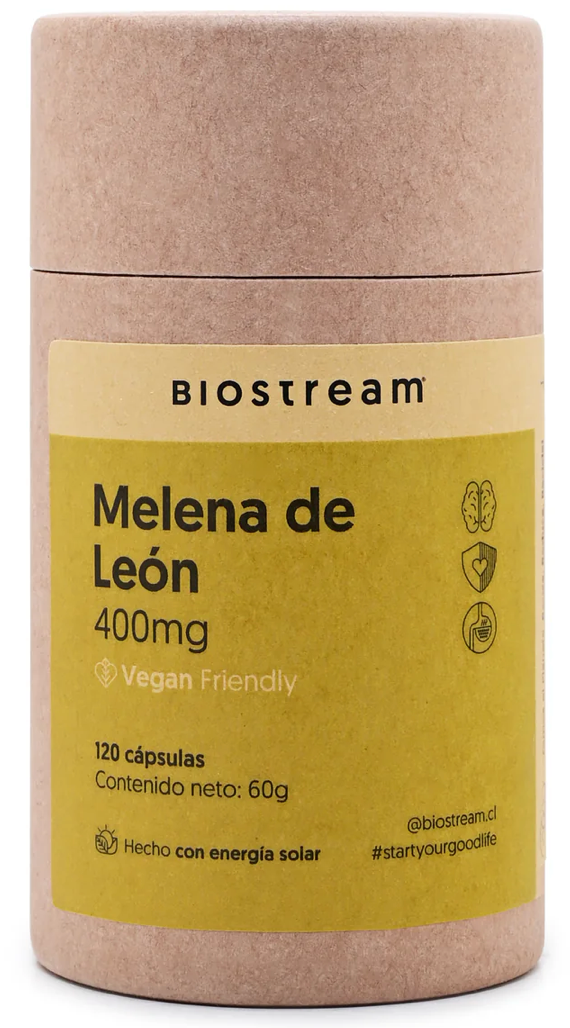 Melena de León | 400mg | Vegano | 120 cápsulas