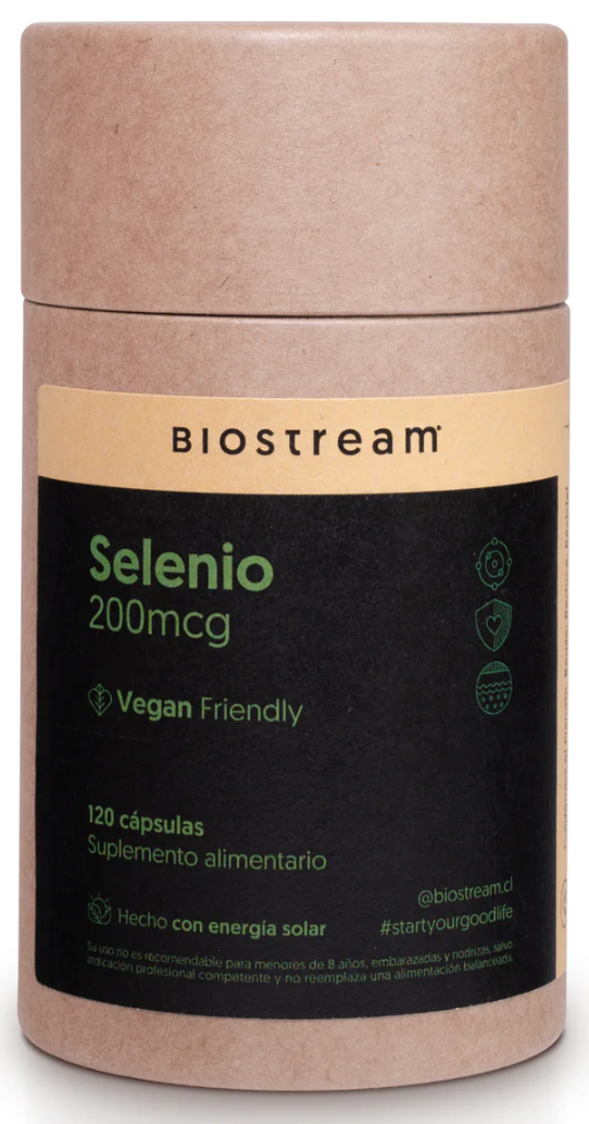 Selenio | 200mcg | Vegano | 120 cápsulas